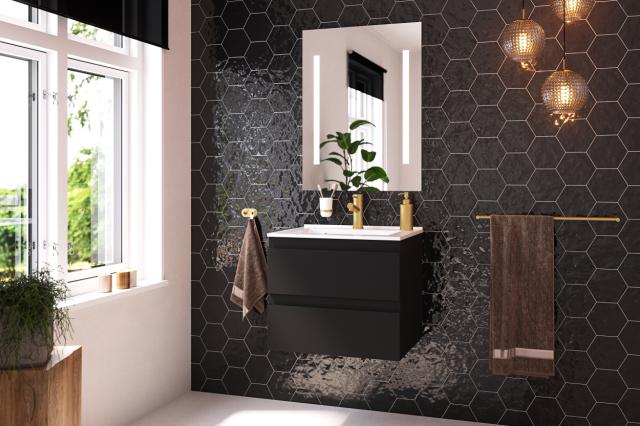 NORTIQ VENEDIG BADMØBEL - 60 CM - MAT SORT