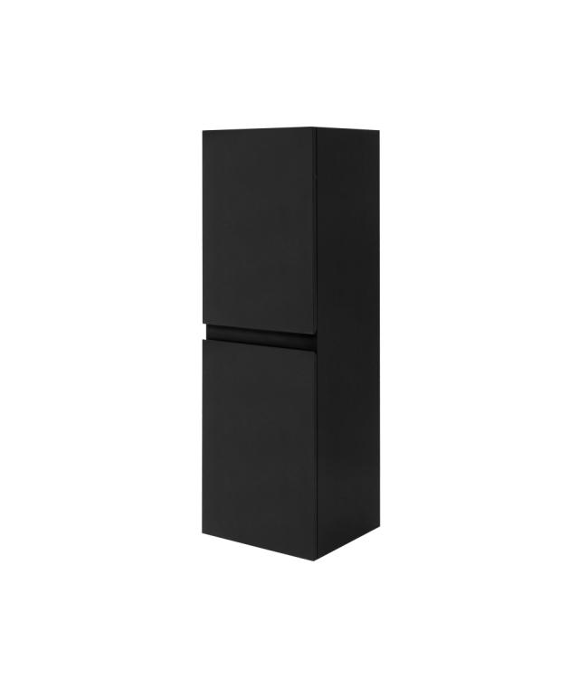 NORTIQ VENEDIG HØJSKAB - 125 CM - MAT SORT