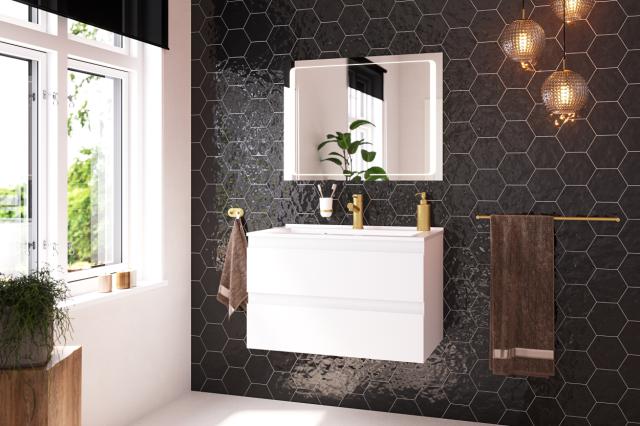 NORTIQ VENEDIG BADMØBEL - 80 CM - MAT HVID