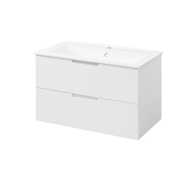 NORTIQ SAMOS BADMØBEL - 80 CM - MAT HVID