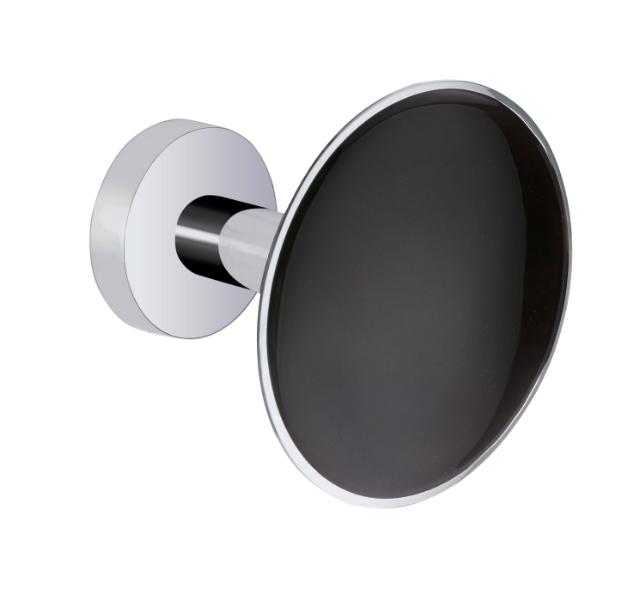 WENKO DESIGN KNAGE - SORT Ø 6 X 5 CM.