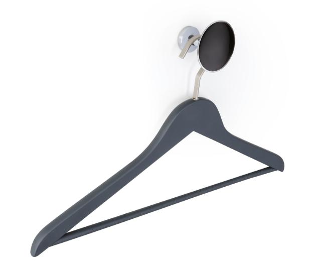 WENKO DESIGN KNAGE - SORT Ø 6 X 5 CM.