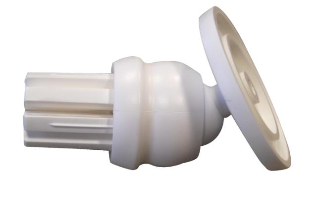 RIDDER ADAPTER T/ SKRÅ VÆGGE - HVID