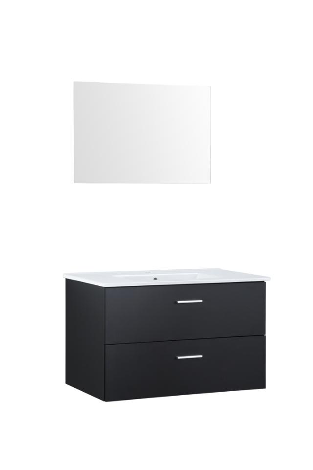 NORTIQ BERGAMO MØBELSÆT - 80 CM - MAT SORT