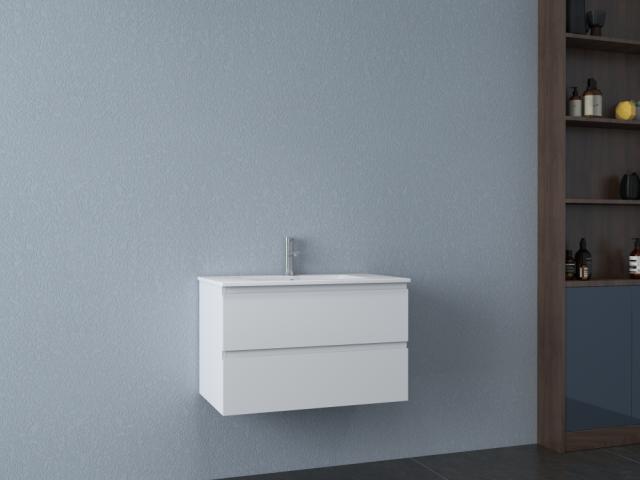 NORTIQ BRAZIL ONE-BOX MØBELSÆT - 80 CM - HVID HØJGLANS