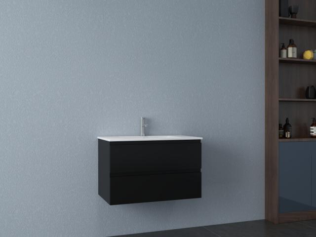 NORTIQ BRAZIL ONE-BOX MØBELSÆT - 80 CM - MAT SORT