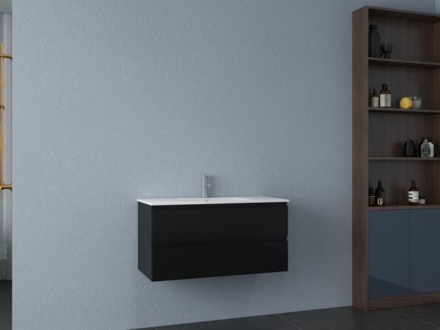 NORTIQ BRAZIL ONE-BOX MØBELSÆT - 100 CM - MAT SORT