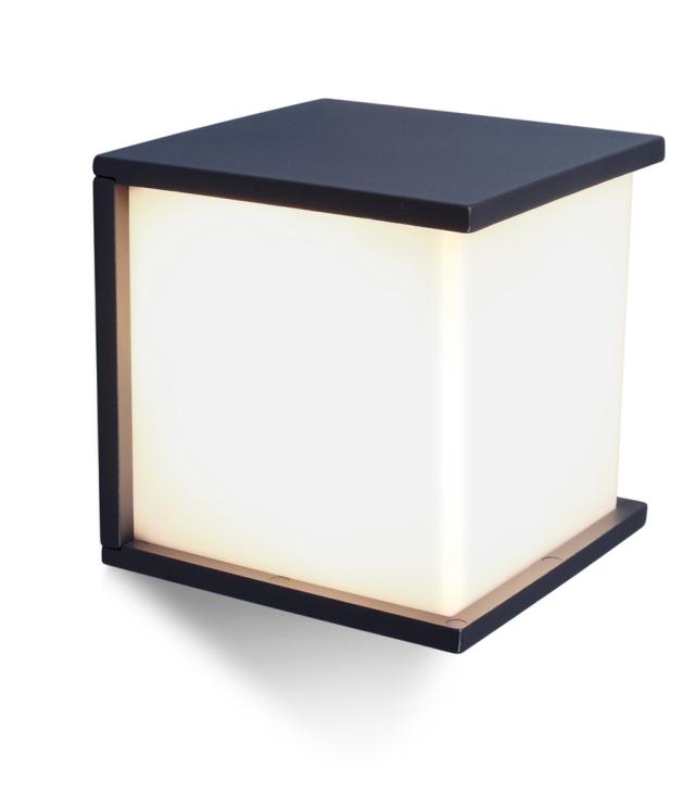 *LUTEC ARCHITECTURAL BOX CUBE VÆGHÆNGT LAMPE