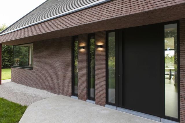 LUTEC GEMINI KVADRATISK LILLE UDENDØRS LED VÆGLAMPE OP & NED 1 LYS SORT 3000K