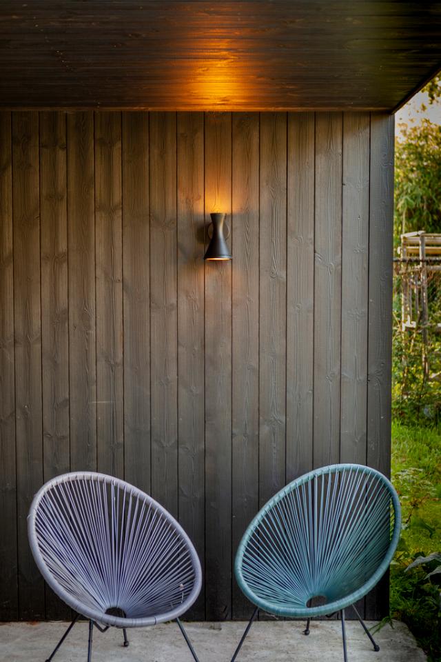 LUTEC ARCHITECTURAL BRUND VÆGHÆNGT LAMPE