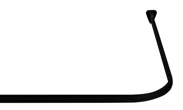 RIDDER BRUCK UNIVERSAL BRUSESTANG - 90X90X90 CM - SORT