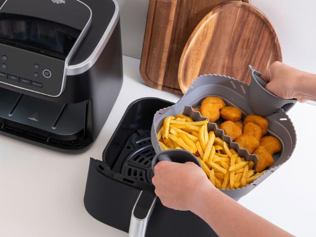 WENKO EMMA SILIKONE OVNHANDSKER - GRÅ