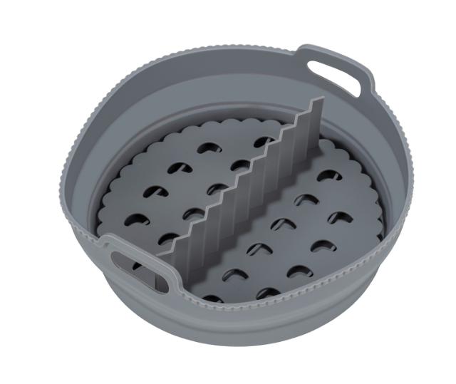 WENKO NARA AIRFRYER INDLÆG - RUND - GRÅ