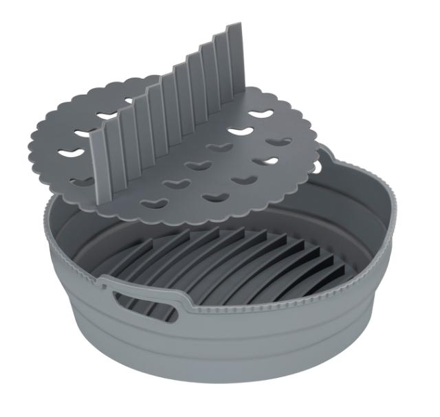 WENKO NARA AIRFRYER INDLÆG - RUND - GRÅ