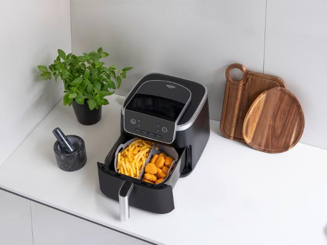 WENKO NARA AIRFRYER INDLÆG - RUND - GRÅ