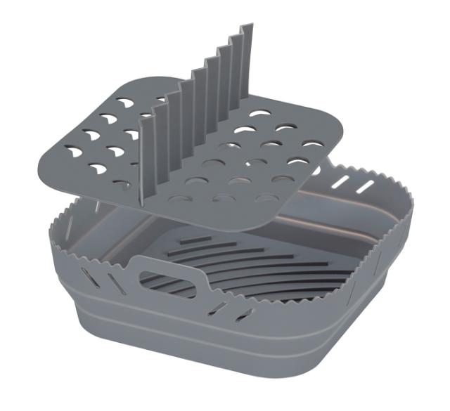 WENKO NARA AIRFRYER INDLÆG - FIRKANTET - GRÅ