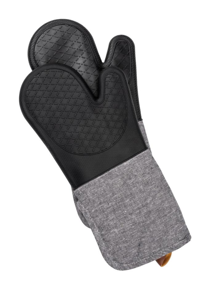 WENKO OUTDOOR - ADA GRYDELAPPER I SILIKONE 2 STK - GRÅ/SORT