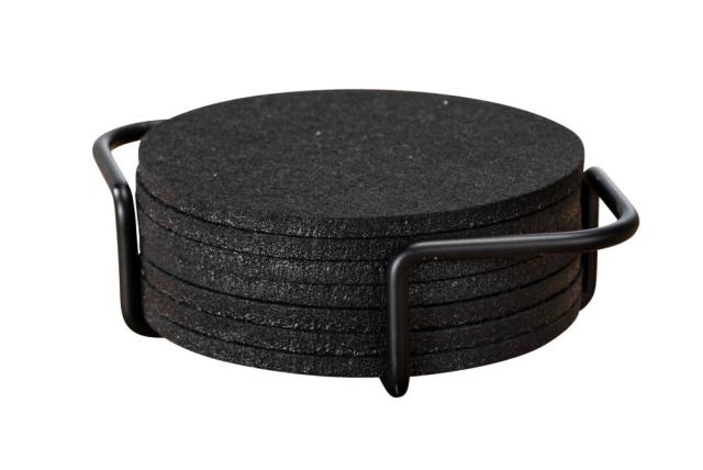 WENKO COASTERS M HOLDER - SORT