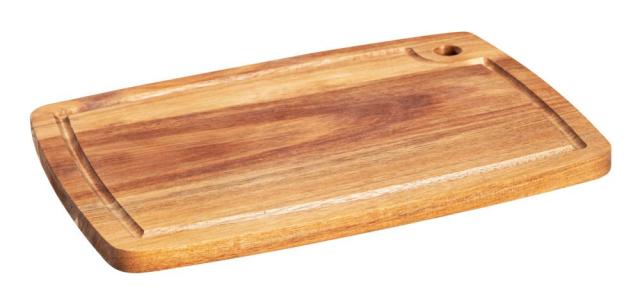 WENKO AKI SKÆREBRÆT - SORT/TRÆ