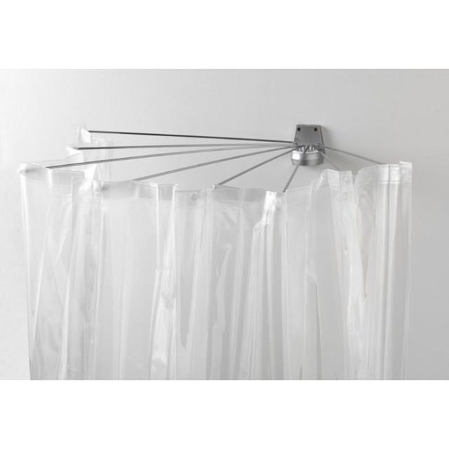 RIDDER PARAPLYSTANG M/ BRUSEFORHÆNG VINYL - TRANSPARENT