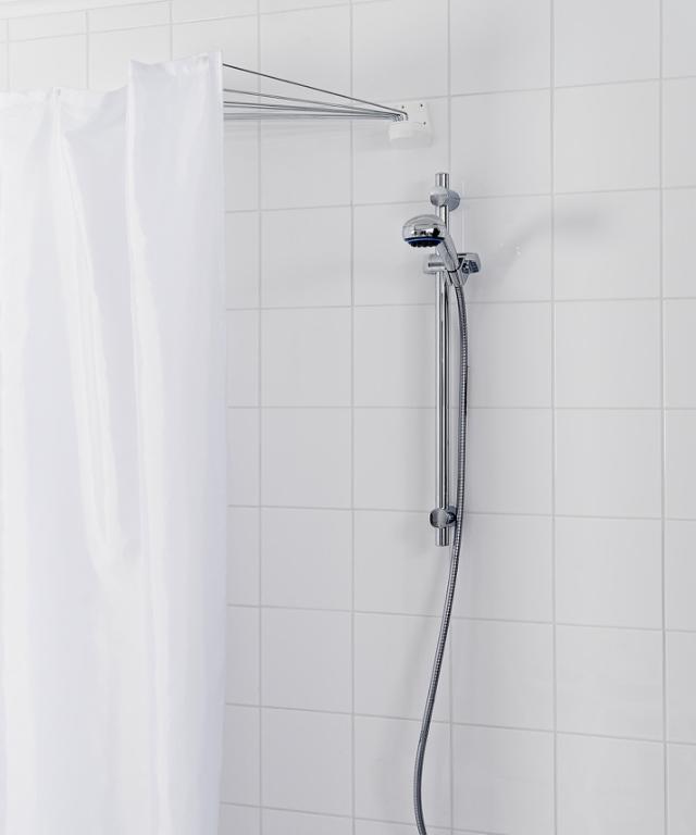 RIDDER PARAPLYSTANG M/ BRUSEFORHÆNG VINYL - TRANSPARENT