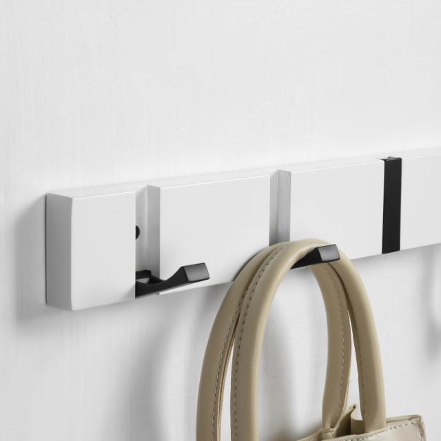 MILLEX BAMBUS KNAGERÆKKE M/ 4 CLICK KROGE - HVID