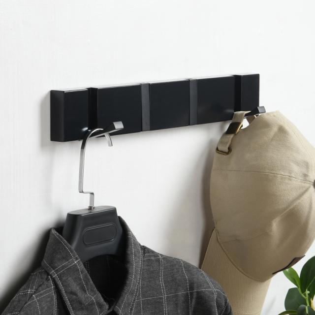 MILLEX BAMBUS KNAGERÆKKE M/ 4 CLICK KROGE - SORT