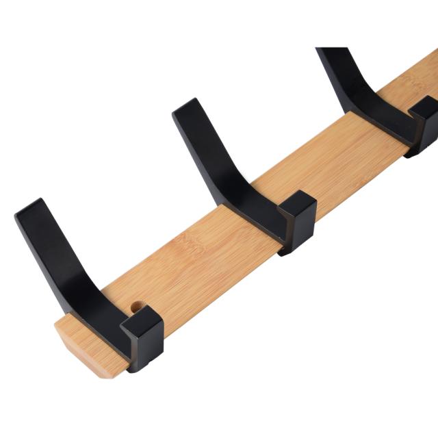 MILLEX KNAGERÆKKE BAMBUS MED 5 KNAGER