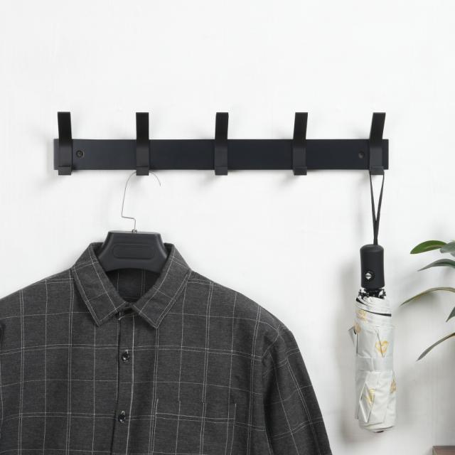 MILLEX BAMBUS KNAGERÆKKE M/ 5 KROGE - SORT