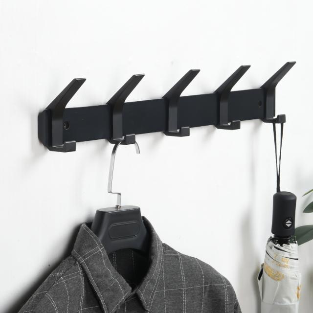 MILLEX BAMBUS KNAGERÆKKE M/ 5 KROGE - SORT