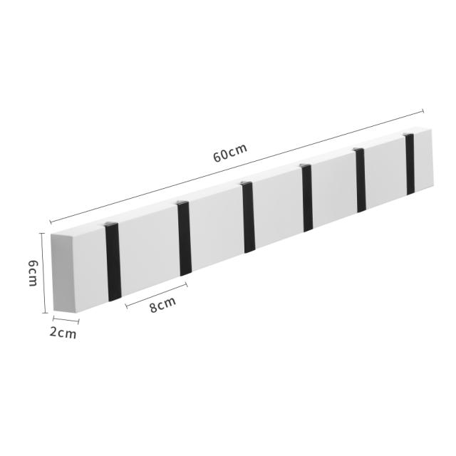 MILLEX BAMBUS KNAGERÆKKE M/ 6 CLICK KROGE - HVID