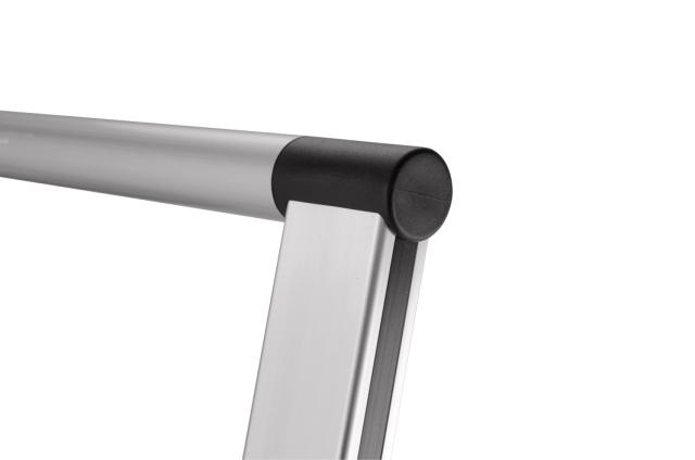 WENKO ALU-DESIGN STIGE MED 1 TRIN - SATIN