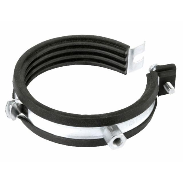 CORNAT RØRKLEMME M/ ISOLERING 40-43 - 2 STK - KROM / SORT