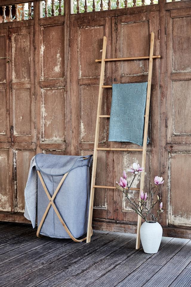 WENKO BAHARI HÅNDKLÆDESTIGE - BRUN TRÆ