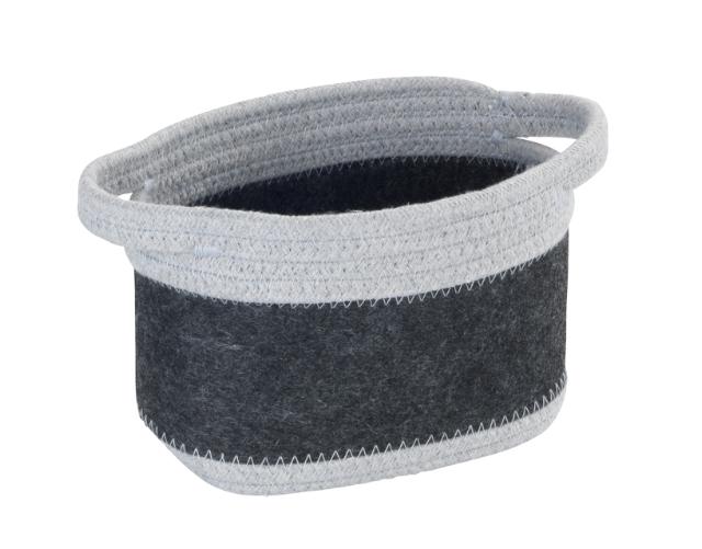 WENKO BEA OPBEVARINGSKURV S - MØRKE GRÅ