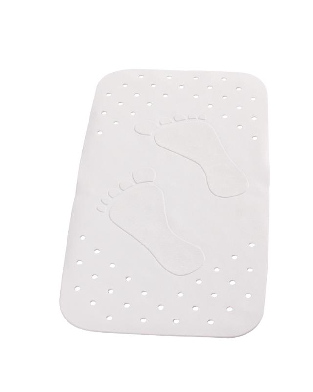 RIDDER PLATTFUS SKRIDMÅTTE - 38 X 72 CM - HVID