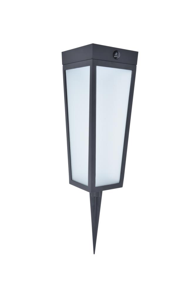 LUTEC DIAS SOLAR LED LAMPE M/FROSTET GLAS & JORDSPYD