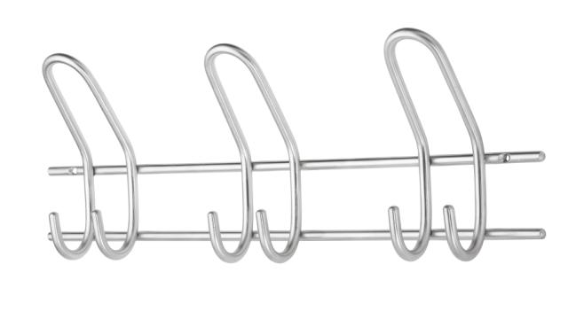 MILLEX ELEGANT KNAGE M/ 3 KNAGER - HØJ - RUSTFRI STÅL