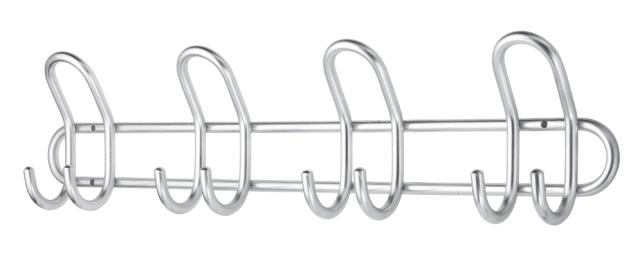 MILLEX CLASSIC KNAGE M/ 4 KNAGER - HØJ - KROM