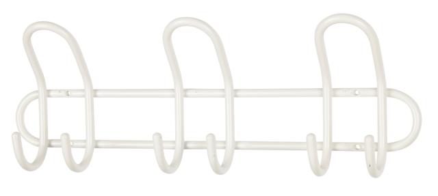 MILLEX CLASSIC KNAGE M/ 3 KNAGER - HØJ - HVID