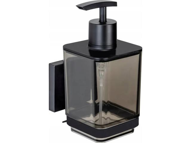 WENKO QUADRO STATIC LOC SÆBEDISPENSER - SORT
