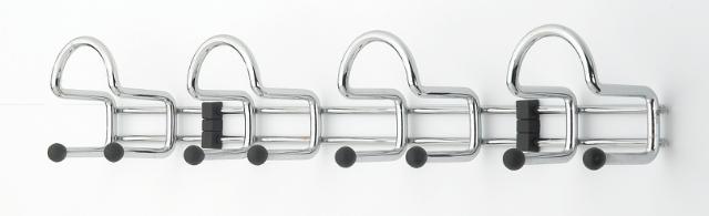 MILLEX DECO KNAGERÆKKE M/ 4 KROGE - KROM