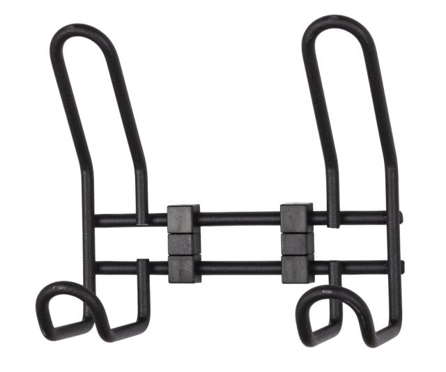 MILLEX SCALA KNAGERÆKKE M/ 2 KROGE - SORT