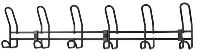MILLEX SCALA KNAGERÆKKE M/ 5 KROGE - SORT