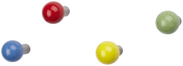 MILLEX HARLEKIN KNOPPER - KROM/MULTI FARVET