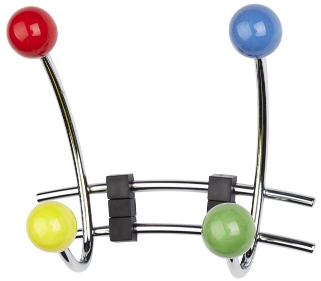 MILLEX HARLEKIN KROGRÆKKE M/ 2 KROGE - KROM/MULTI FARVET