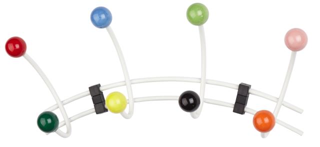 MILLEX HARLEKIN KROGRÆKKE M/ 4 KROGE - HVID/MULTI FARVET