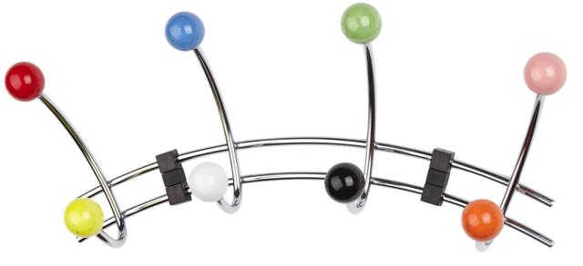 MILLEX HARLEKIN KROGRÆKKE M/ 4 KROGE - KROM/MULTI FARVET