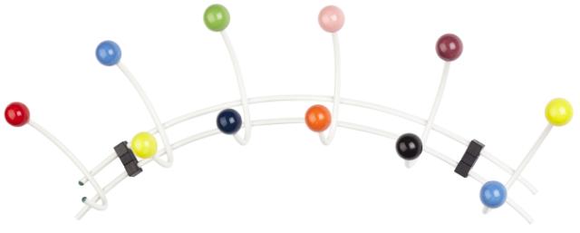 MILLEX HARLEKIN KROGRÆKKE M/ 6 KROGE - HVID/MULTI FARVET