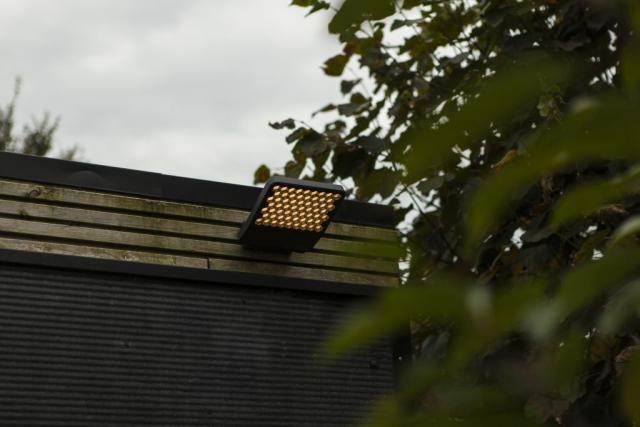 LUTEC ATLANTIS MEDIUM LED VÆGLAMPE 1 LYS MØRKEGRÅ 4000K